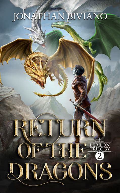 illustrated fantasy book cover Return of the Dragons - Books Covers Art