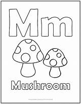 Free Letter M Coloring Pages sketch template