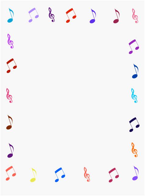 The Best 30 Transparent Background Border Design Music Note Border - greatgettymouse