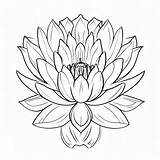 Very Beautiful Lotus Flower coloring Page  Download Print Or Color sketch template