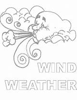 Wind Weather sketch template