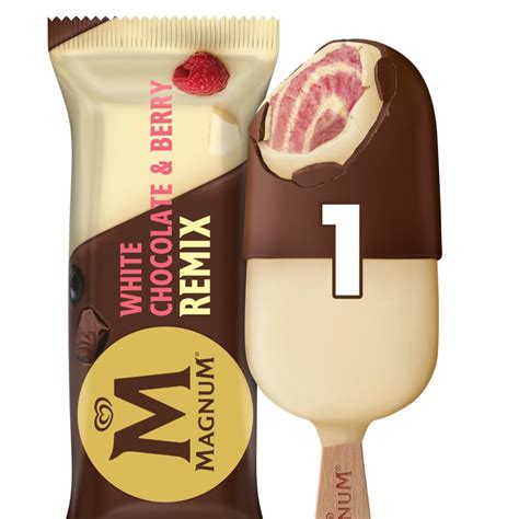 Magnum White Chocolate & Berry Remix Ice Cream 85 ml | BB Foodservice