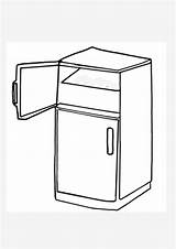 Coloring Pages  Refrigerator Page For Kids sketch template