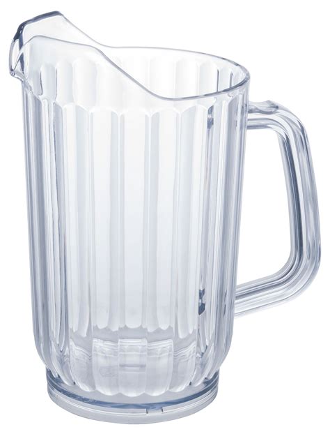 Winco WPS-32 Clear Plastic 32 oz. Water Pitcher - LionsDeal