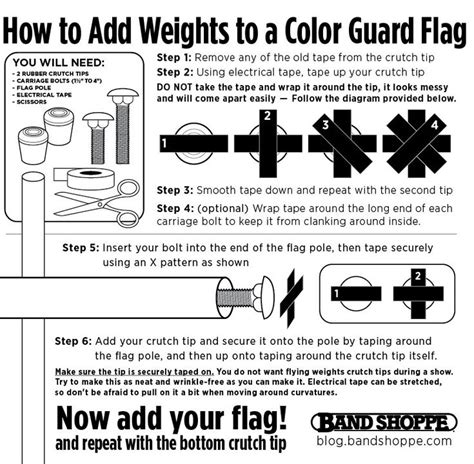 Color Guard Flag Weights Tutorial | Color guard flags, Color guard ...