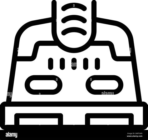 Hood assembly icon outline vector. Kitchen oven air extractor. Home ...