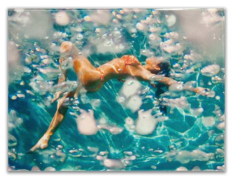 Eric Zener - Blue Sky / Waves / Pool / Summer / Photo-transparency / Photorealist For Sale at ...