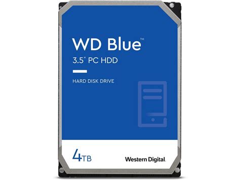 WD Blue 4TB Desktop Hard Disk Drive - 5400 RPM SATA 6Gb/s 256MB Cache 3.5 Inch - WD40EZAX ...