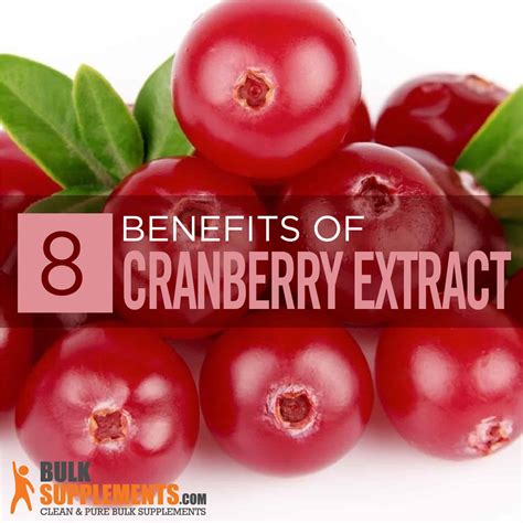 Cranberry Extract: Benefits, Side Effects & Dosage