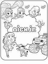 Nick Jr Halloween Coloring Pages sketch template