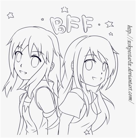 Bff Best Friend Drawings Easy Anime