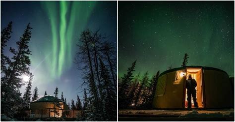 Views Of The Northern Lights Are Epic From This Cozy Manitoba Yurt ...