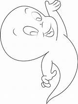 Happy Casper Coloring Page  Free Printable Pages For Kids sketch template