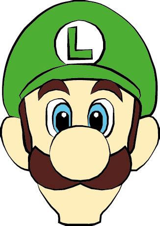 Luigi Face (Super Mario Bros.) by azenmog on DeviantArt