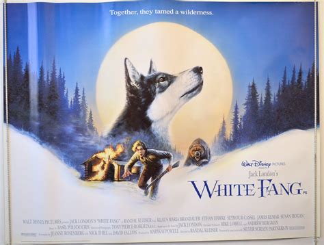 WHITE FANG (1991) Original Quad Film Poster - Klaus Maria Brandauer ...