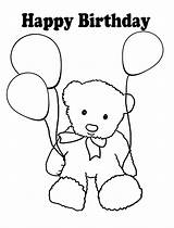 Birthday Coloring Pages sketch template