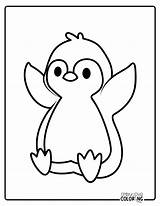 Free Penguin Coloring Pages  Simply Love sketch template