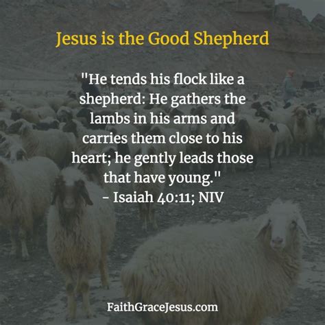 Who Is A Good Shepherd According To The Bible