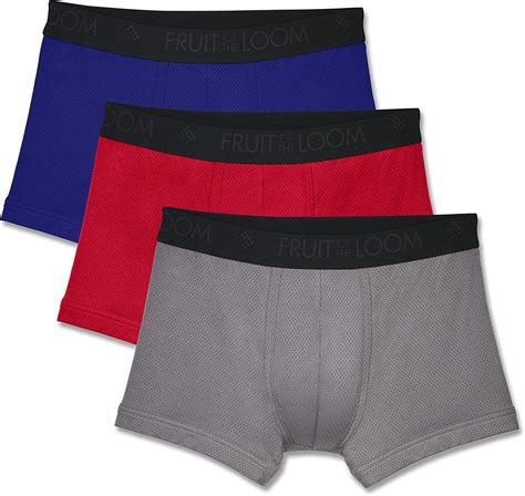 Fruit of the Loom Men's Breathable Boxer Briefs (Regular & Big Man) at Amazon Men’s Clothing store