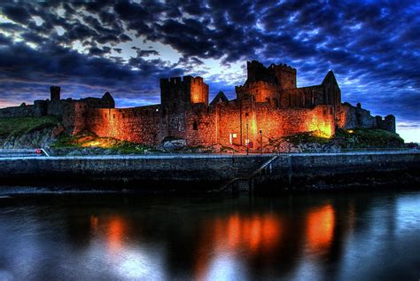 Peel castle reflections - ISLE OF MAN. - a photo on Flickriver