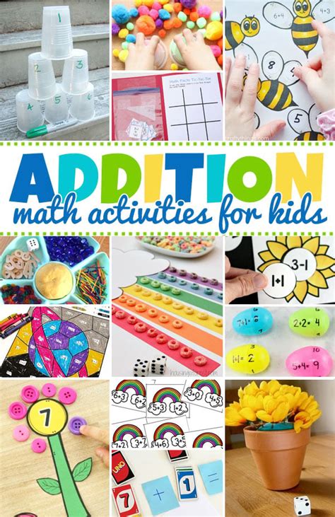 100+ FUN Addition Activities for Kindergarten plus Games & Printables