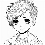 Gothic Boy coloring Page  Download Print Or Color Online For Free sketch template