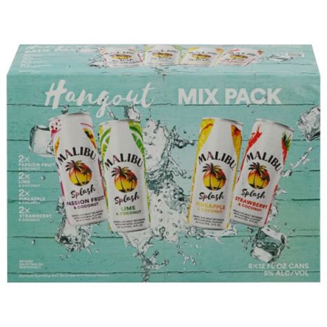 Malibu Splash Hangout Mix Variety Pack, 8 cans / 12 fl oz - Kroger