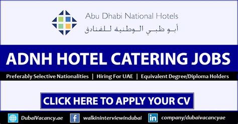 ADNH Compass Careers 2024 - Abu Dhabi National Hotels Jobs