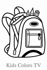 How To Draw A School Bag  Drawing And Coloring Pages For sketch template