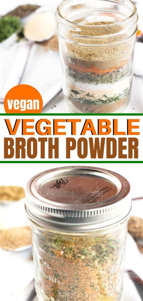 Easy Vegetable Broth Powder