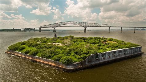 Fort Carroll in the Patapsco River near Baltimore MD | Old abandoned ...