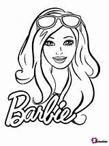Coloring Pages Printable Barbie sketch template