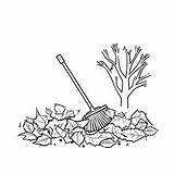 Free Rake Coloring Pages – Coloring Corner sketch template