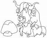 Cute Yak Coloring Page  Free Printable Coloring Pages For Kids sketch template