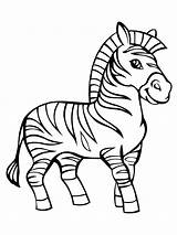 Zebra Smiling Coloring Page  Free Printable Pages For Kids sketch template