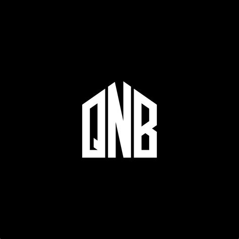 QNB letter logo design on BLACK background. QNB creative initials letter logo concept. QNB ...