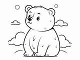Cinnamon Bear Themed Coloring Sheet  Page sketch template