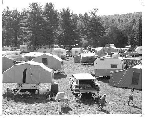 Tent camping at the Gunstock Campground and Recreation Area, Laconia-Gilford, New Hampshire ...