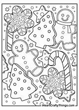 Gingerbread Coloring Pages sketch template