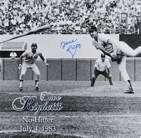 Dave Righetti Signed Yankees No-Hitter 16x20 Photo (Schwartz COA ...