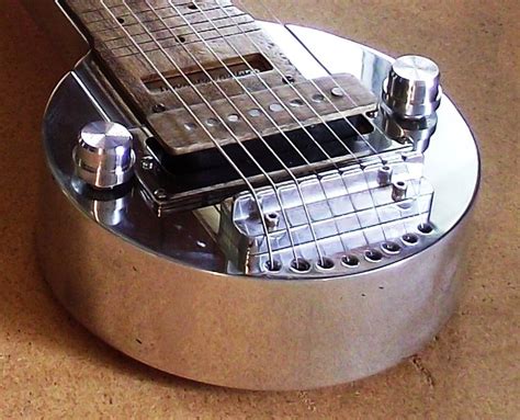 Lap Steel Guitar - made by OnlineMetals customer using 6061 Aluminum http://blog.onlinemetals ...