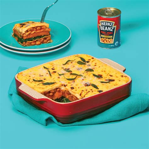 Heinz | Baked Bean, Pumpkin & Kale Lasagna