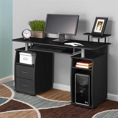 Computer PC Desk Work Station Office Home Furniture Raised Monitor ...