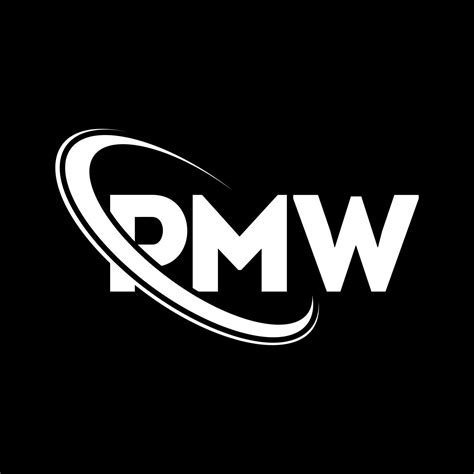 logotipo de pmw. carta pmw diseño del logotipo de la letra pmw. logotipo de las iniciales pmw ...