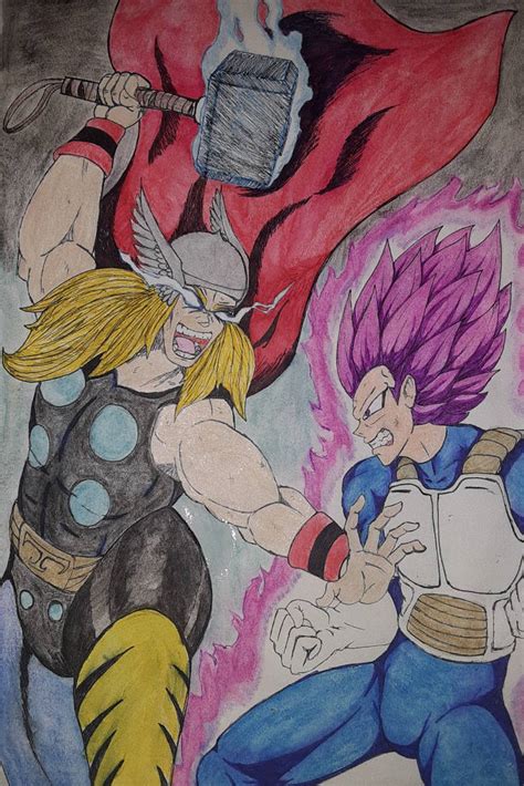 Thor vs vegeta by OmarH123 on DeviantArt