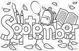 September coloring page  Free Printable Coloring Pages sketch template