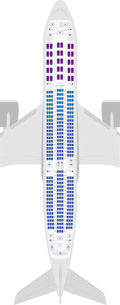 Airbus A350 900 Seat Map Delta - Image to u