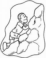 Rock Climbing Coloring Pages  Best For Kids sketch template