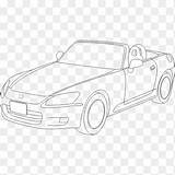 Honda S2000 Coloring Pages sketch template