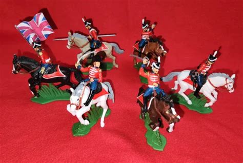 BRITISH CAVALRY SET ARGENTINA DSG Napoleonic Plastic Soldiers Britains $21.00 - PicClick